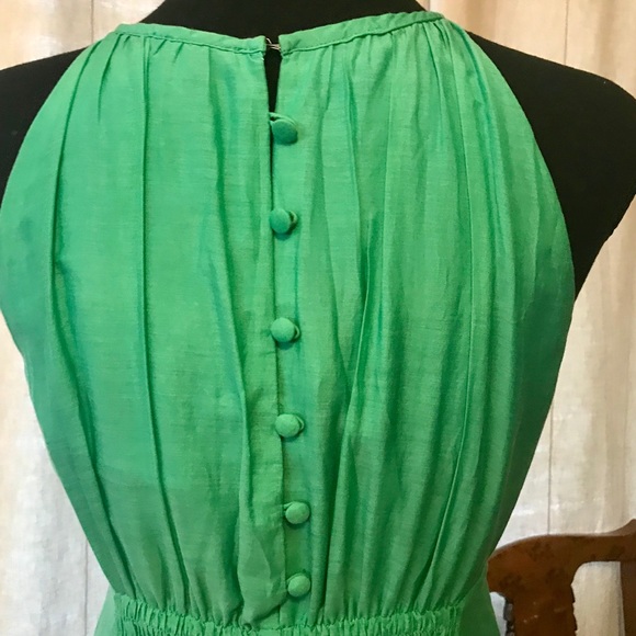 Dress -flattering Emerald green - M (fits like 4). - Picture 6 of 10